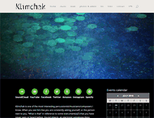 Tablet Screenshot of klimchakmusic.com